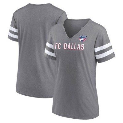 MLS FC Dallas Women's Gray Split T-Shirt