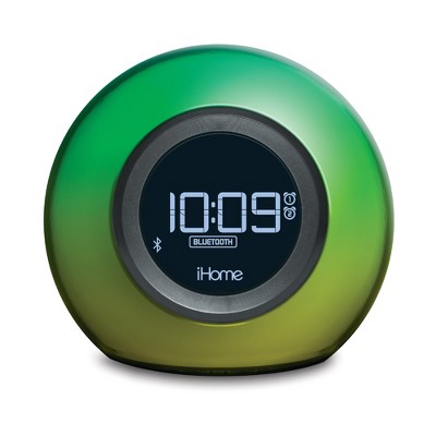 iHome Alarm Clock Radio with Bluetooth Speaker, USB Charging, and Color Changing Lamp - (IBT29BX6)