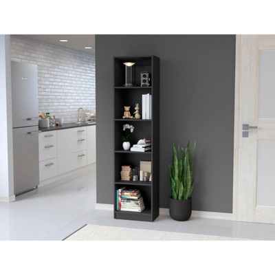 NicBex 71.1" H 4 Tier Free Standing Storage Bookshelves with Durable Structure for Office Home