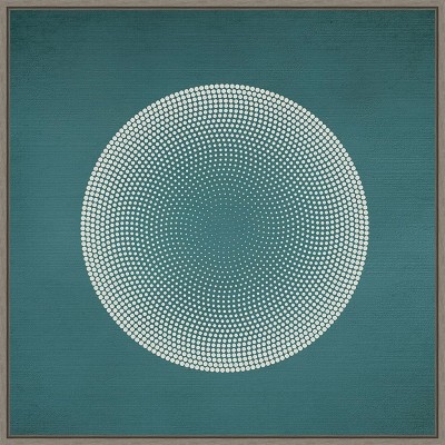 Amanti Art Circles by Incado Canvas Wall Art Print Framed 22 x 22-in.
