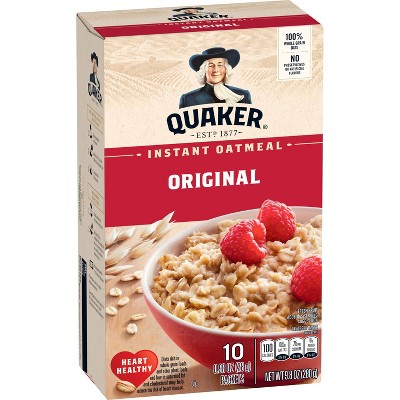 Quaker Instant Oatmeal Original - 10ct/9.8oz