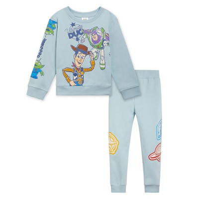 Disney Christmas Fleece Sweatshirt and Pants Outfit Set Toddler
