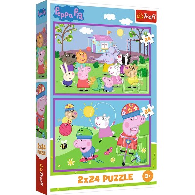 Trefl Kids Peppa on the Playground 2x24 Piece Puzzle