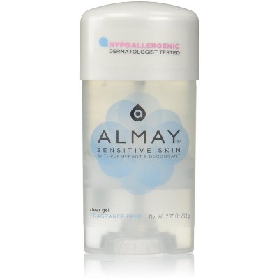 Almay Deodorant Antiperspirant Gel Clear Unscented 2.25Oz