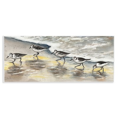 Stupell Industries Sunlit Birds & Beach Foam Wall Plaque Art