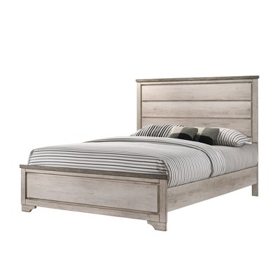 Queen Size Platform Bed with Headboard for Bedroom