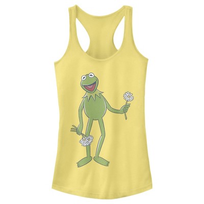 Juniors Womens The Muppets Flower Power Racerback Tank Top