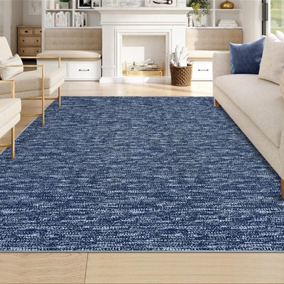 Ultra-Thin Soft Modern Contemporary Washable Area Rug Indoor Floor Carpet for Bedroom Living Room or Dining Room