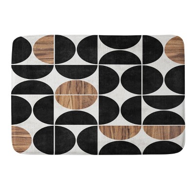 Deny Designs Zoltan Ratko Mid Century Modern Pattern Memory Foam Bath Mat