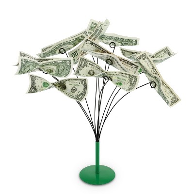 KOVOT Money Tree - Flexible Branches for Displaying Money and Gift Cards | 15" Decorative Money Holder and Card Display Stand - Great for Gift Giving