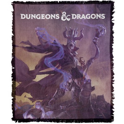 Dungeons & Dragons Dungeon Master's Guide Art Blanket 50"x60" Woven Tapestry