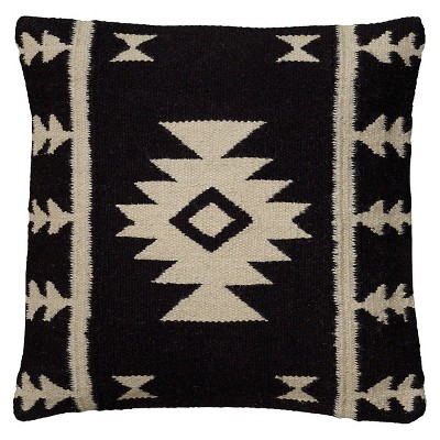 18"x18" Southwestern Striped Square Throw Pillow - Rizzy Home