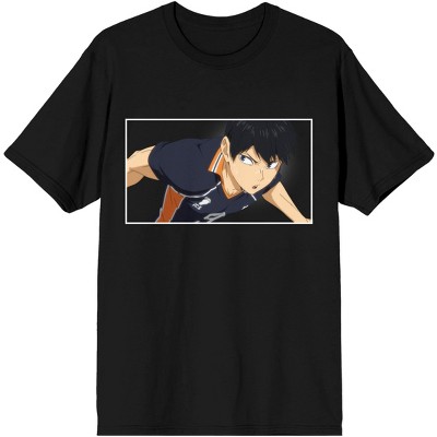 Haikyu Season 4 Tobio Kageyama Men's Black T-Shirt