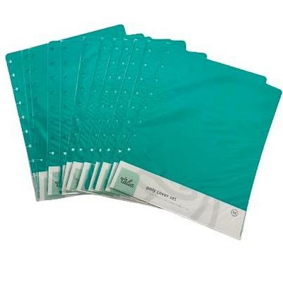 Talia Plastic Discbound Discs and Covers. (Celestial Turquoise 12pk (no discs), Midsize Set)