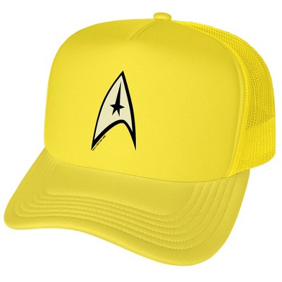 Star Trek Command Shield Foam Trucker Cap Yellow