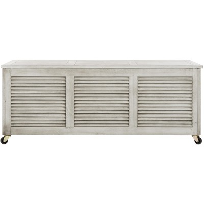 Elina 47.2 Inch L Outdoor Cushion Deck Box  - Safavieh
