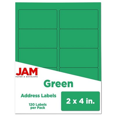 JAM Paper Mailing Labels 2" x 4" 120ct