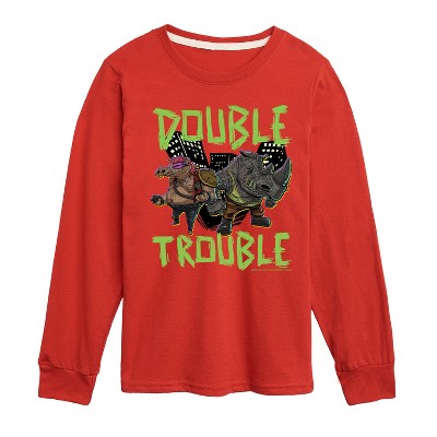 Boys' - Teenage Mutant Ninja Turtles Mutant Mayhem - Double Trouble Long Sleeve Graphic T-Shirt