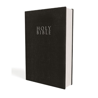 Niv, Gift and Award Bible, Leather-Look, Black, Red Letter Edition, Comfort Print - by  Zondervan (Paperback)