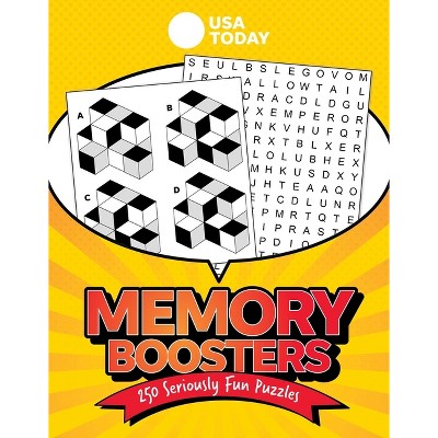 USA Today Memory Boosters - (USA Today Puzzles) by  Usa Today (Paperback)