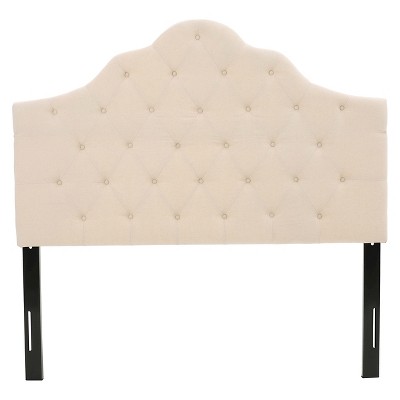 Queen Marlen Tufted Headboard Beige - Christopher Knight Home