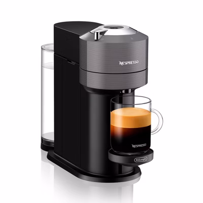 Nespresso Vertuo Next Coffee Maker and Espresso Machine by DeLonghi Gray: Compatible with Vertuo Line, 12 Capsules Included