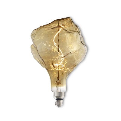 Bulbrite 60W Equivalent LED Dimmable Light Bulb 2000K E26: Decorative, 180 Lumens, 10-Year Life, Standard Base