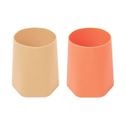 Tiny Twinkle 2-Pack Silicone Training Cups for Baby/Toddler Independent Drinking