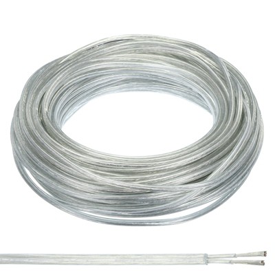 Unique Bargains Tinned Copper Insulated Heat Resistant PVC Covered 300V SVT Round Wire 18AWG