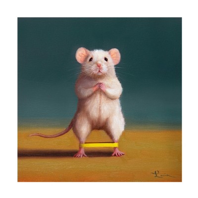 Trademark Fine Art - Lucia Heffernan Gym Rat Duck Walk Canvas Art