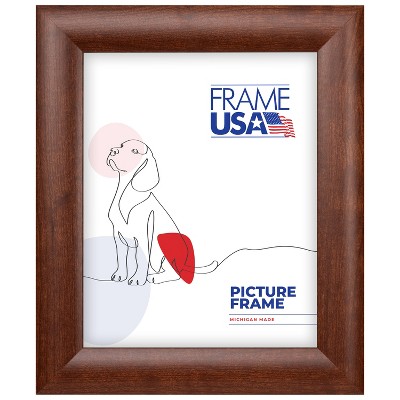 Corporate Rounded Canadian Walnut Single Image Picture Frame