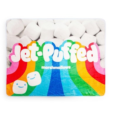 Toynk Jet-Puffed Marshmallows Fleece Throw Blanket | 45 x 60 Inches