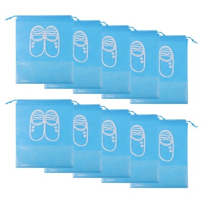 Unique Bargains Dustproof Slippers Pattern Shoes Dust Cover 10 Pcs