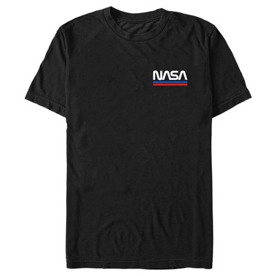 Men's NASA Embroidered Minimalist Logo T-Shirt