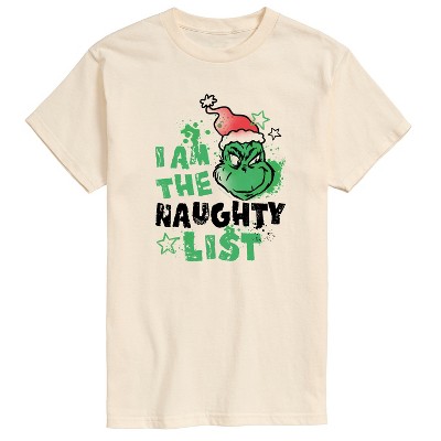 Men's - Dr. Seuss - The Grinch I Am The Naughty List Short Sleeve Graphic T-Shirt