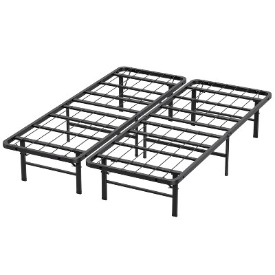 FDW Bed Frame Metal Platform Bed Frame 14 Inch Mattress Foundation Box Spring Replacement Heavy Duty Steel Slat Noise-Free