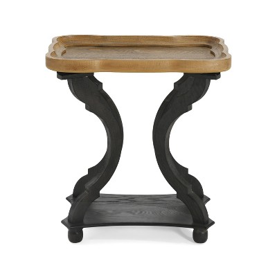 Christopher Knight Home Wilder Vintage Hourglass Shape Wood Side Table