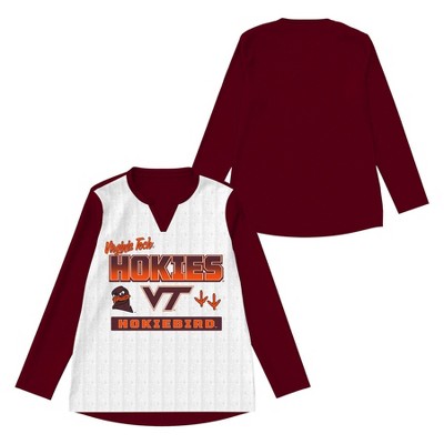 NCAA Virginia Tech Hokies Girls' Long Sleeve Fashion T-Shirt