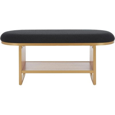 Iona Open Shelf Bench With Cushion - BCH5002 - Safavieh