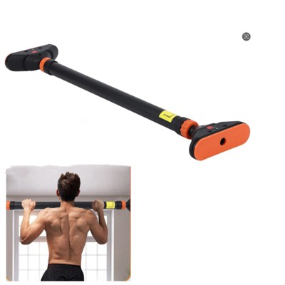 Pull Up Bar for Doorway - Adjustable No Screws Chin Up Bar for Home Gym, 440 LBS Max Load, with Level Meter & Anti-Slip Design for Strength Training