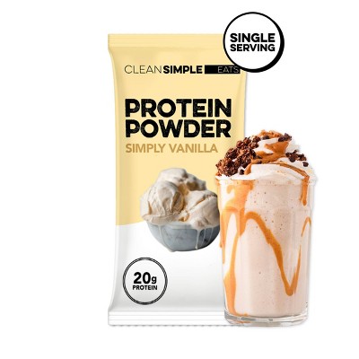 Clean Simple Eats Protein Powder - Simply Vanilla - 1.16oz/1 stick