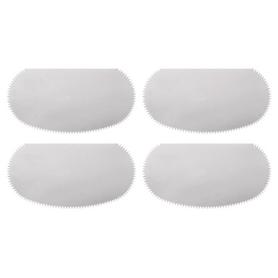 Unique Bargains Stainless Steel Serrated Smooth Clay Scraper for Sculpture Ceramic DIY