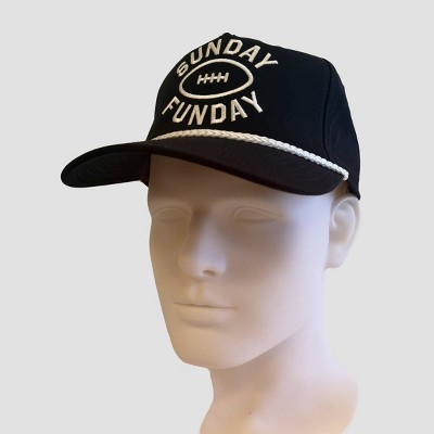Men's Sunday Funday Baseball Hat - Black