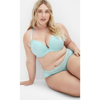 Women's Plus Size Adore Push Up Bra - aqua | CITY CHIC