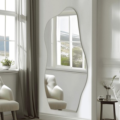 Lirago Asymmetrical Wall Mirror Vanity Mirror Decor Mirror 71x31