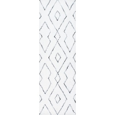 Nuloom Beaulah Modern Trellis Shag Area Rug
