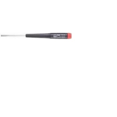 Wiha® Tools Precision Slotted Screwdriver, 1/8 in Tip, 8.3 in OAL