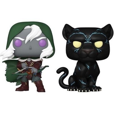 FUNKO POP! Games: Dungeons & Dragons S2 - Drizzt & Guenhwyvar 2-Pack (D&D)
