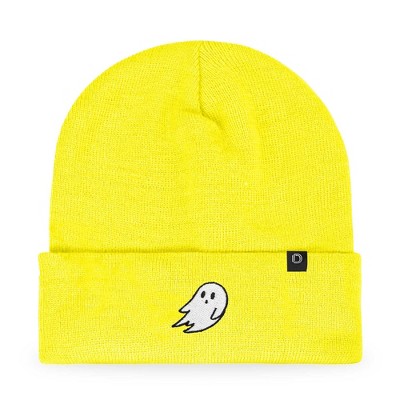 Dalix Ghost Embroidered Beanie Hat Knit Cap Cold Weather Womens