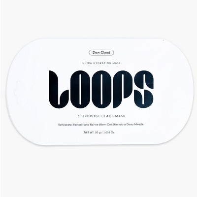 LOOPS Dew Cloud Ultra Hydrating Hydrogel Face Mask - 1.058oz